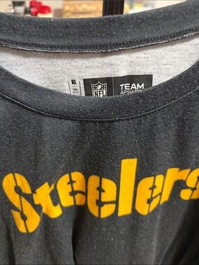 Team Apparel Steelers Black and Gold Short Sleeve Tee